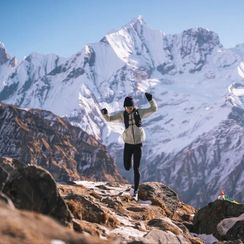 The athletes finding their grounding in nature