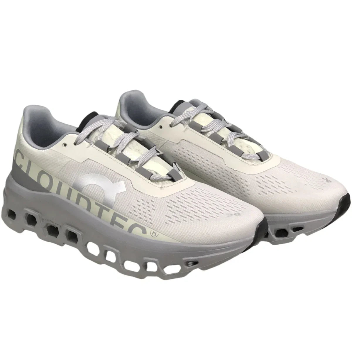 On Cloudmonster Women's White/Grey