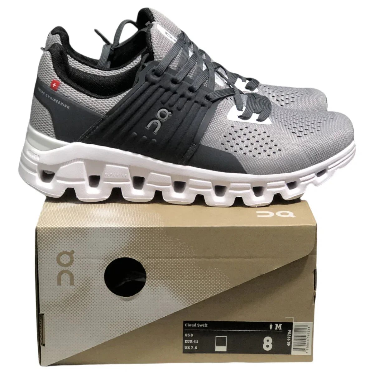 On Cloudswift Men's Grey/Black