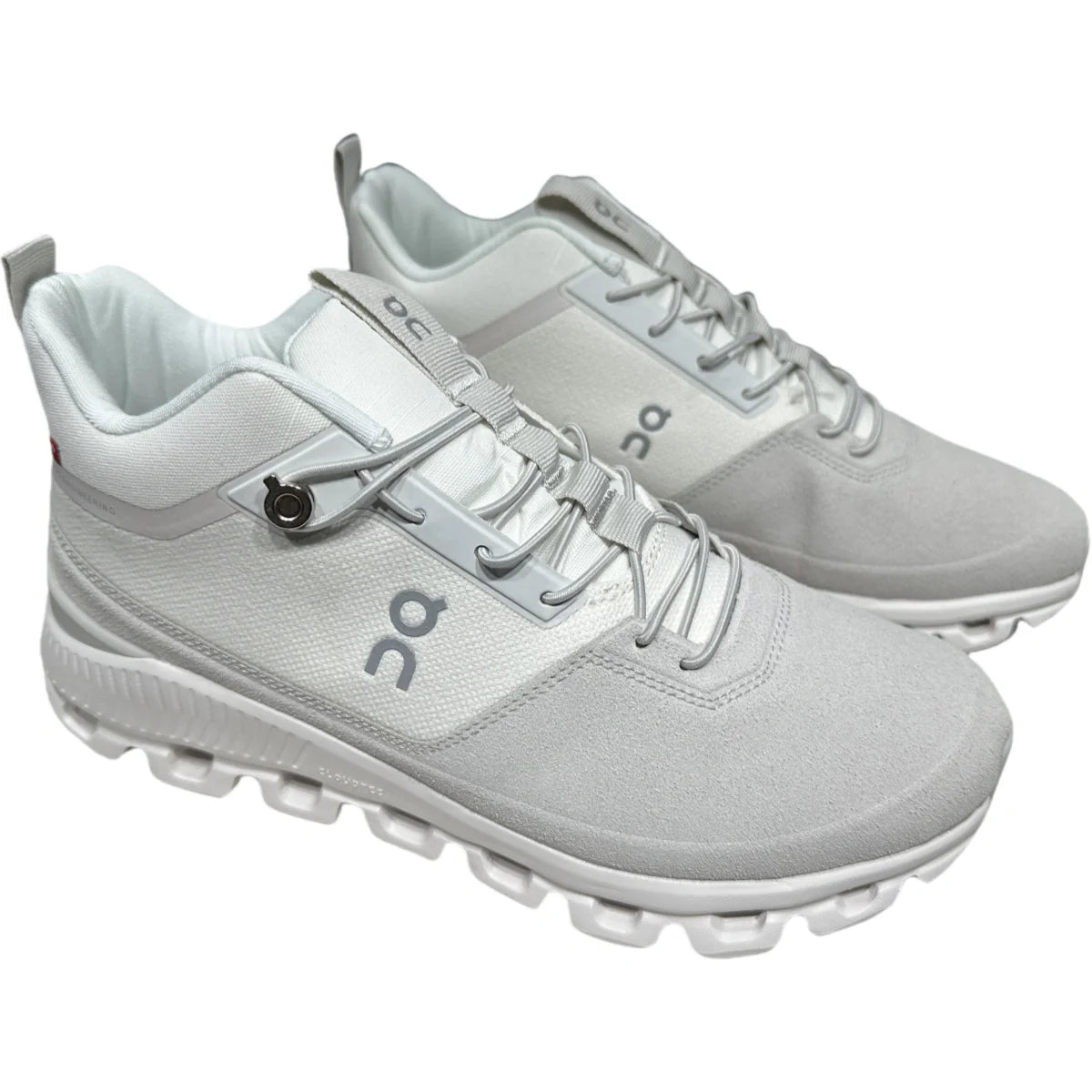 On Cloud Hi Edge  Men's   White leather