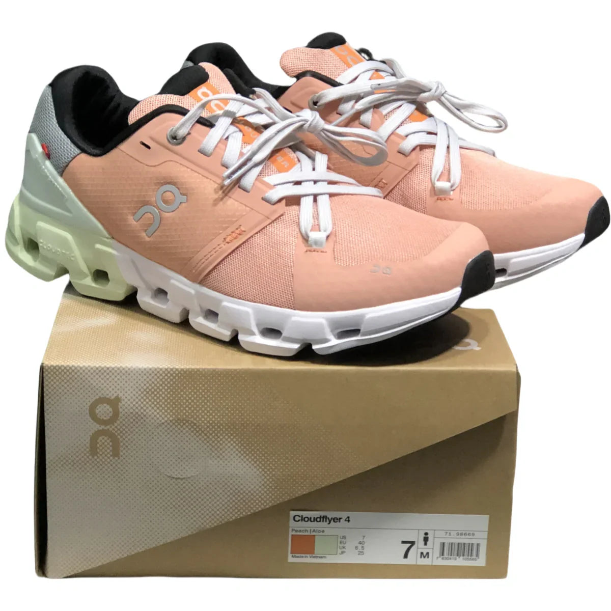 On Cloudflyer 4 Men's Peach/Green