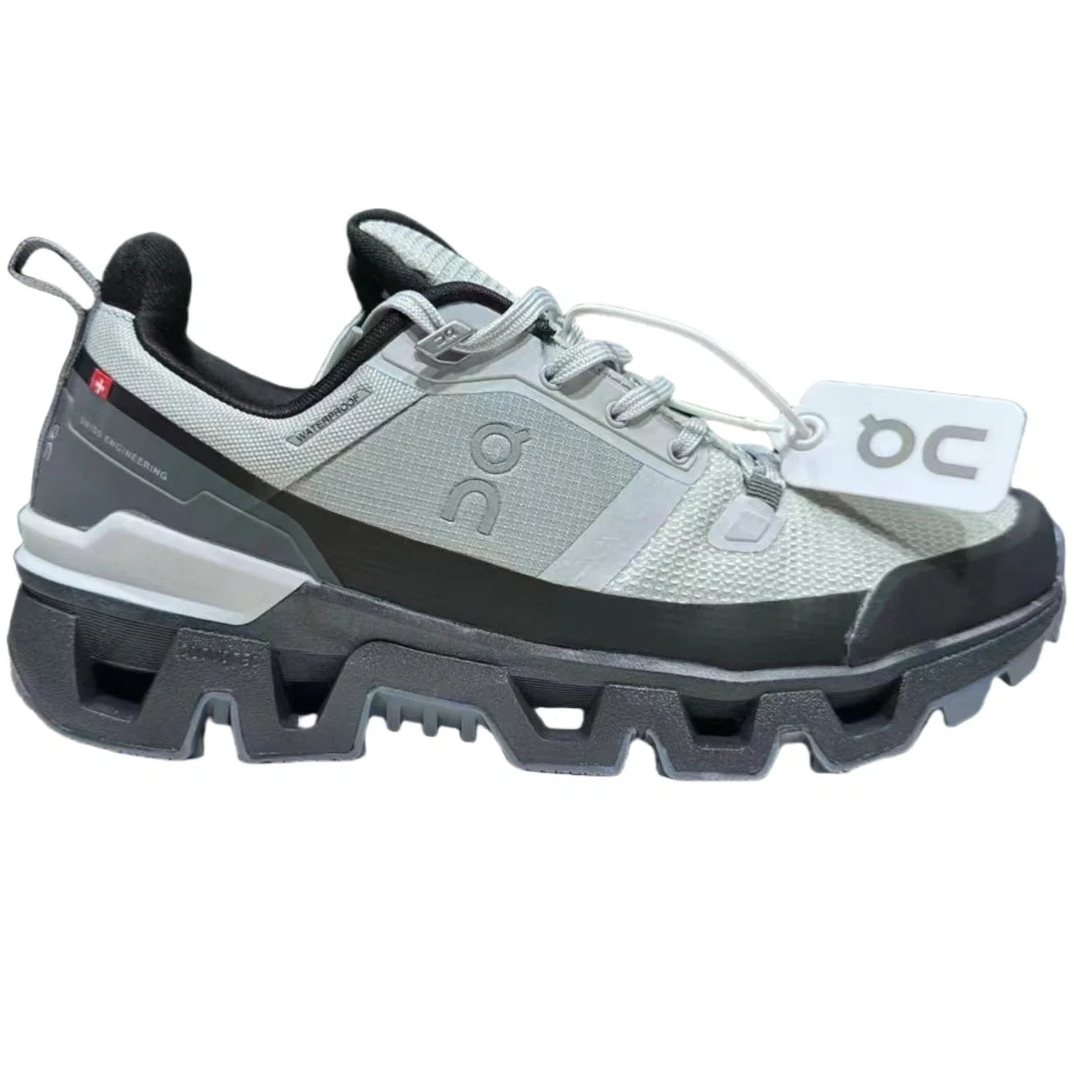 On Cloudwander Waterproof Men's White/Gray