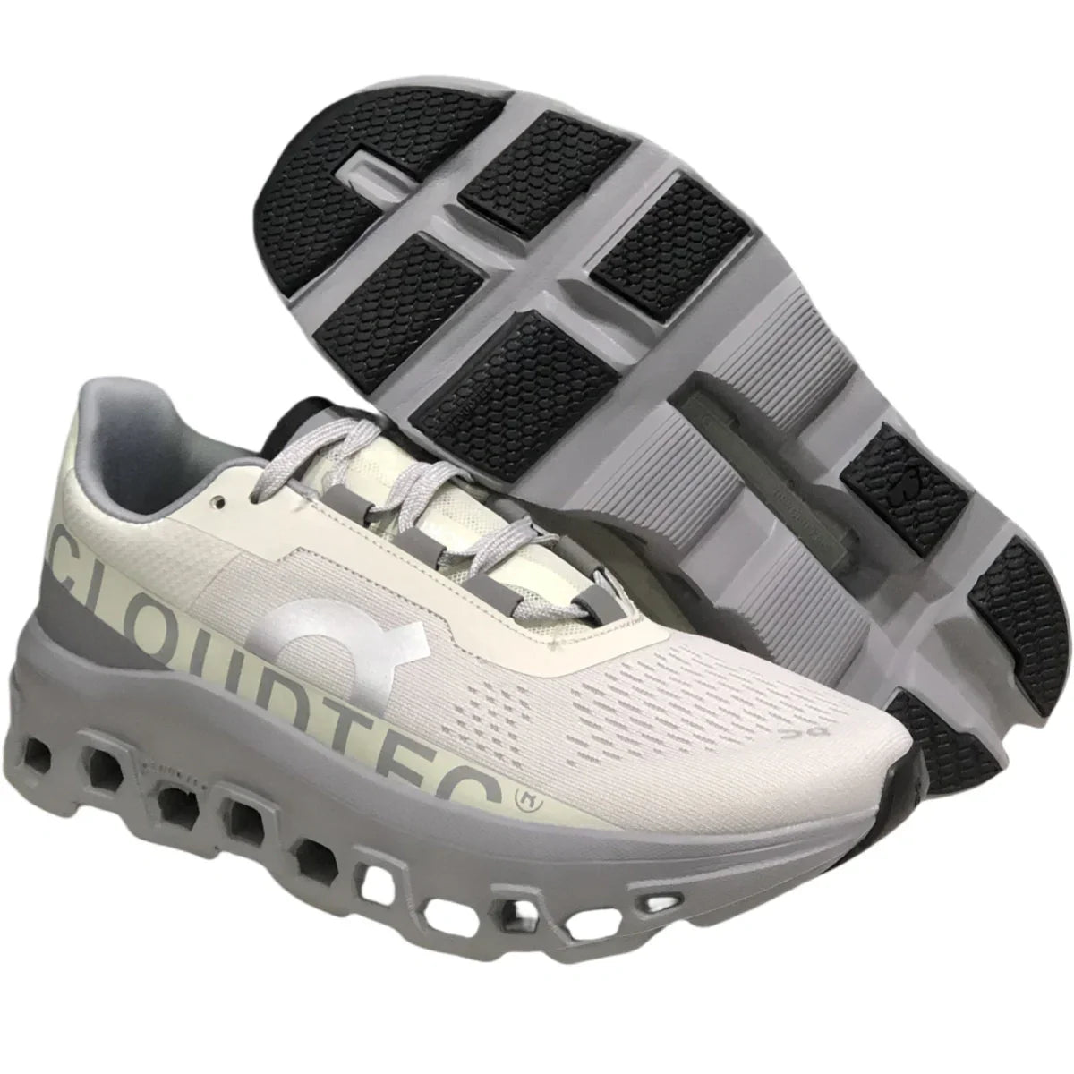 On Cloudmonster Women's White/Grey