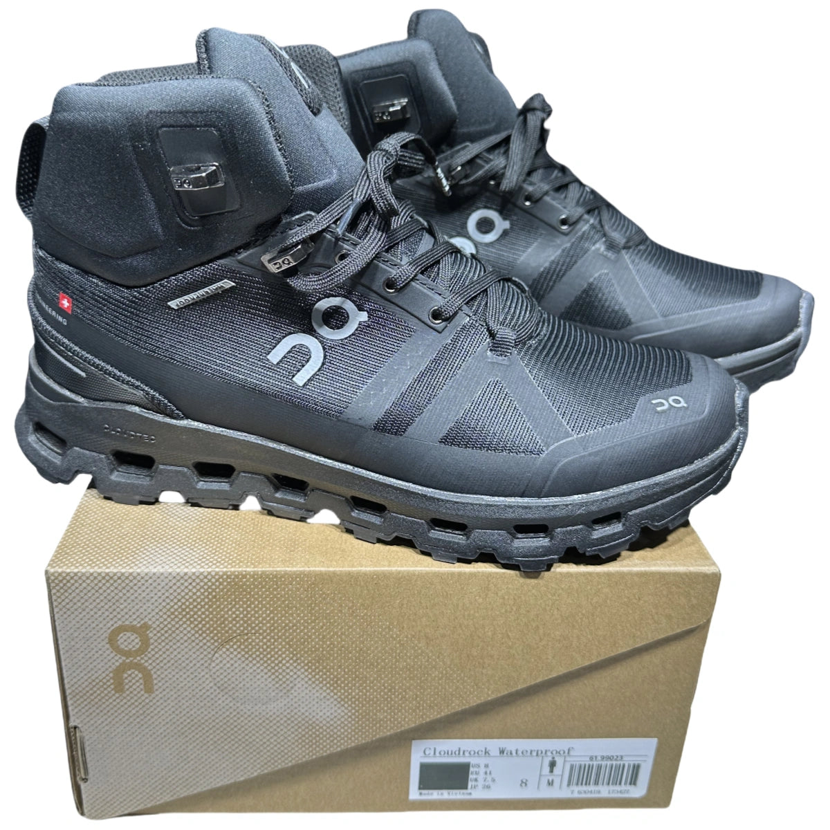 On Cloudrock 2 Waterproof Men's Black