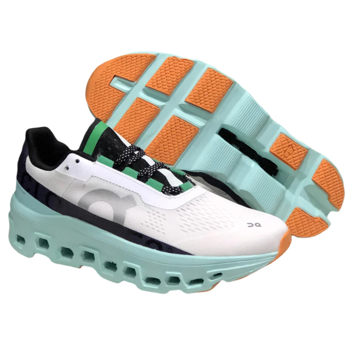 On Cloudmonster Women's White/Green