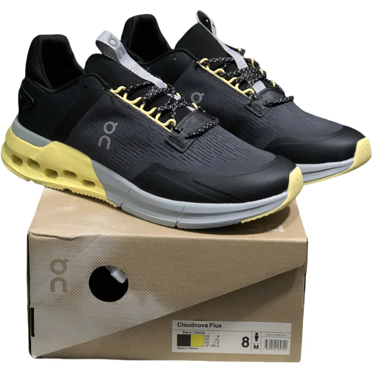 On Cloudnova Flux Men's Black/Yellow