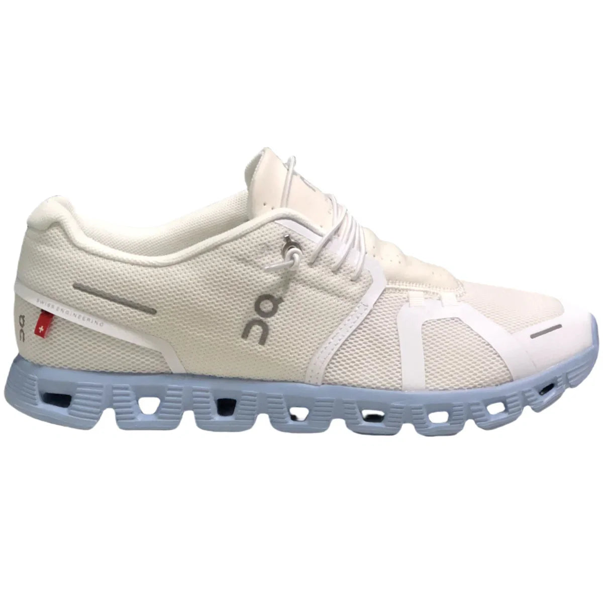 On Cloud 5  Men's White light/grey blue