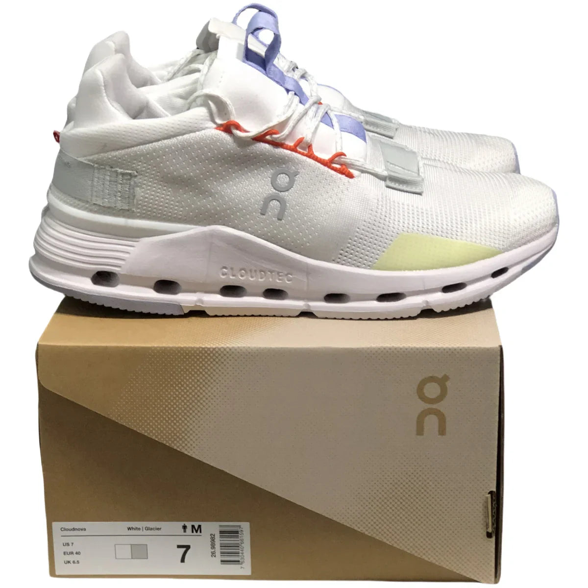 On Cloudnova Men's White/Gray