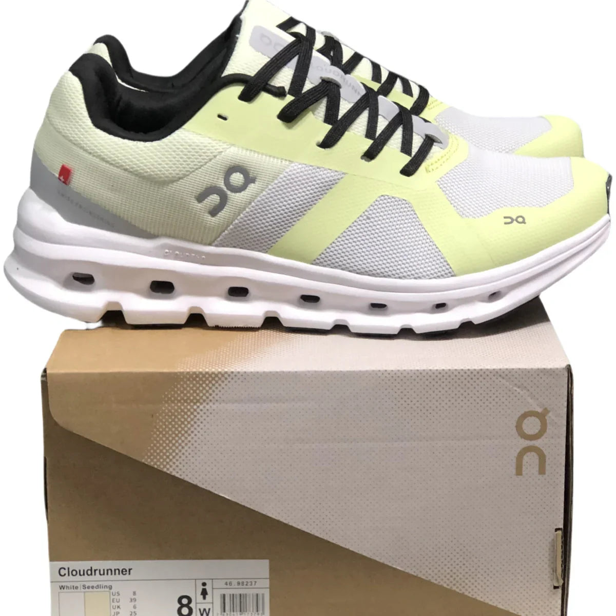 On Cloudrunner Men's White/Green