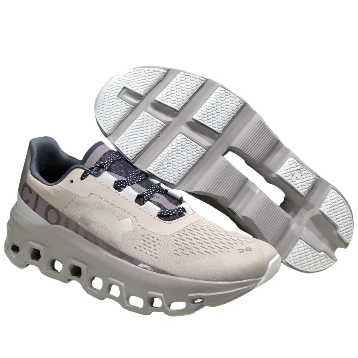 On Cloudmonster Women's Grey/Purple