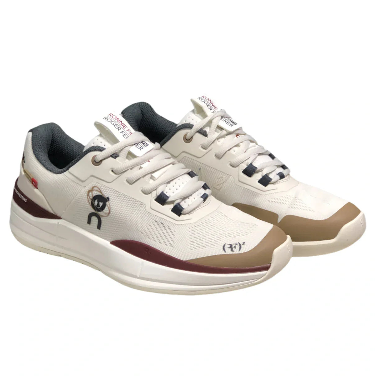 On The Roger Pro Men's Beige/Burgundy