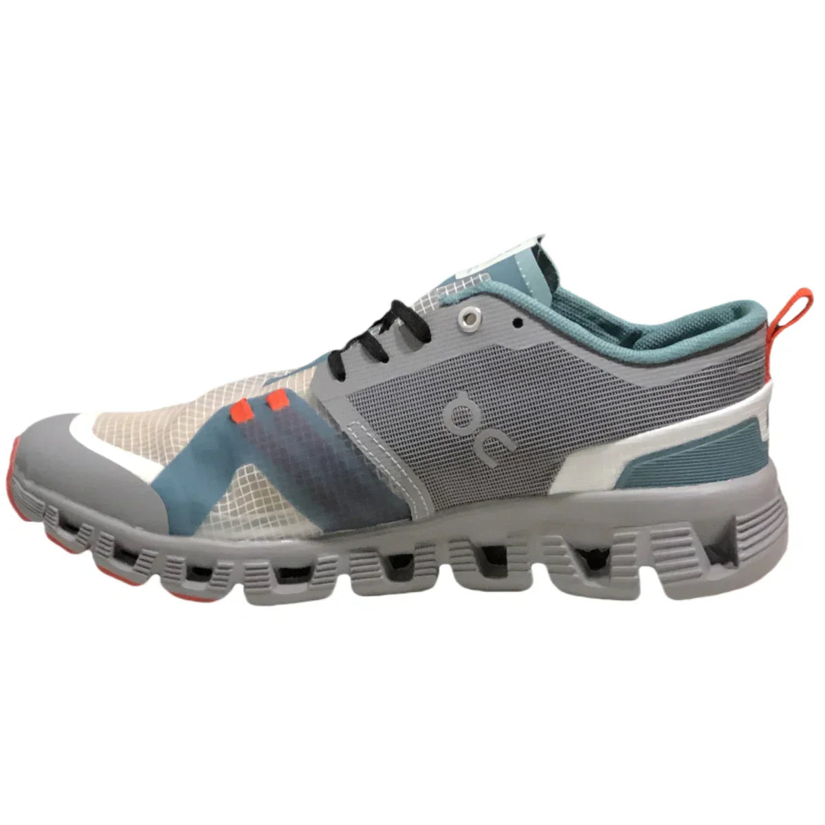 On Cloud X1 Men  Alloy gray-red