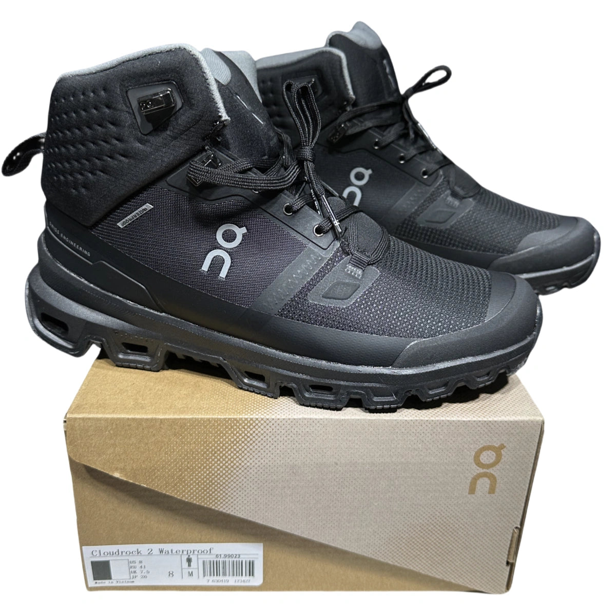 On Cloudrock 2 Waterproof Men's Black