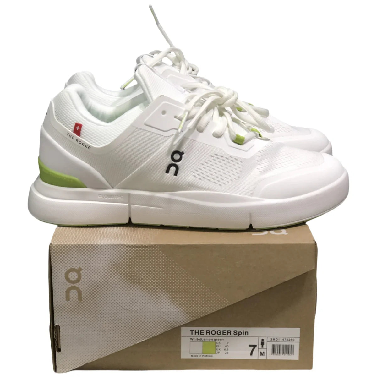 On The Roger Spin Women's White/Green