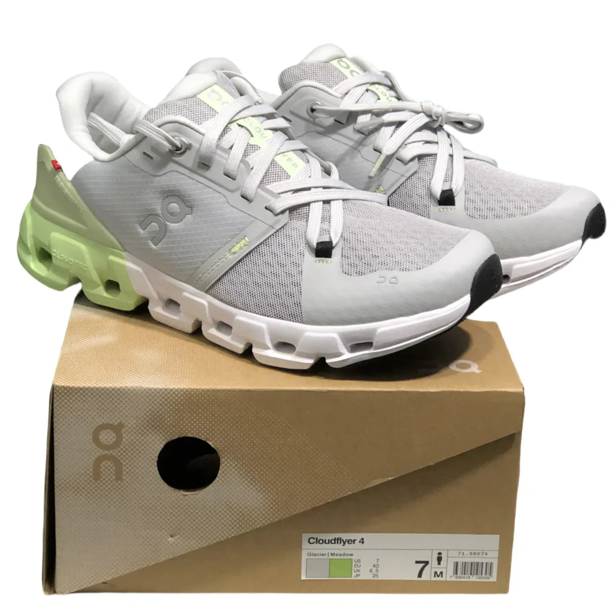 On Cloudflyer 4 Women's White/Green