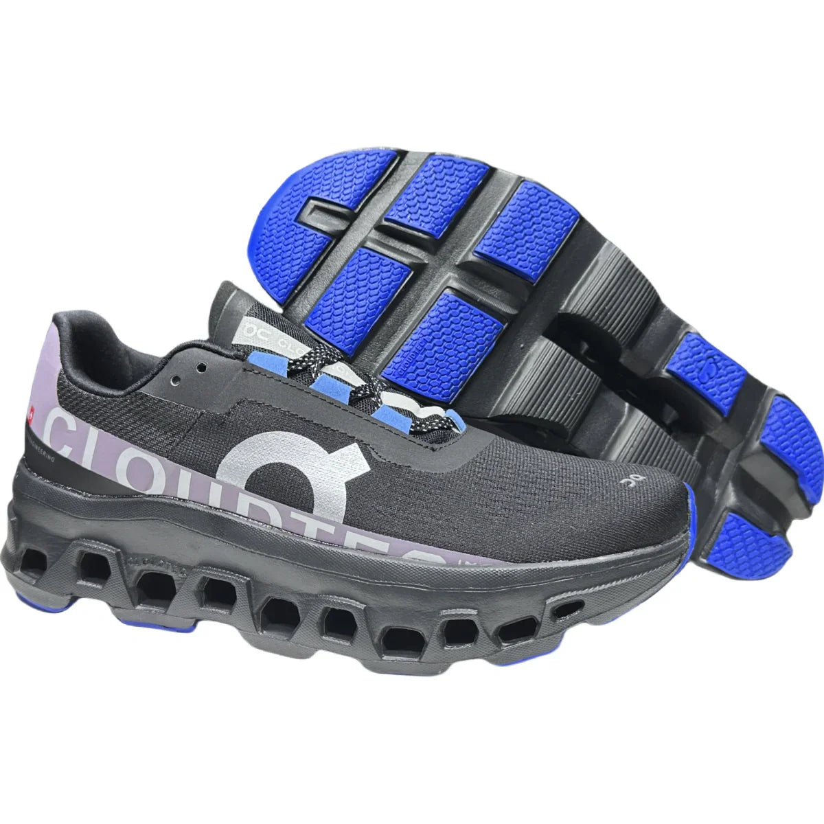 On Cloudmonster Men's Black/Blue