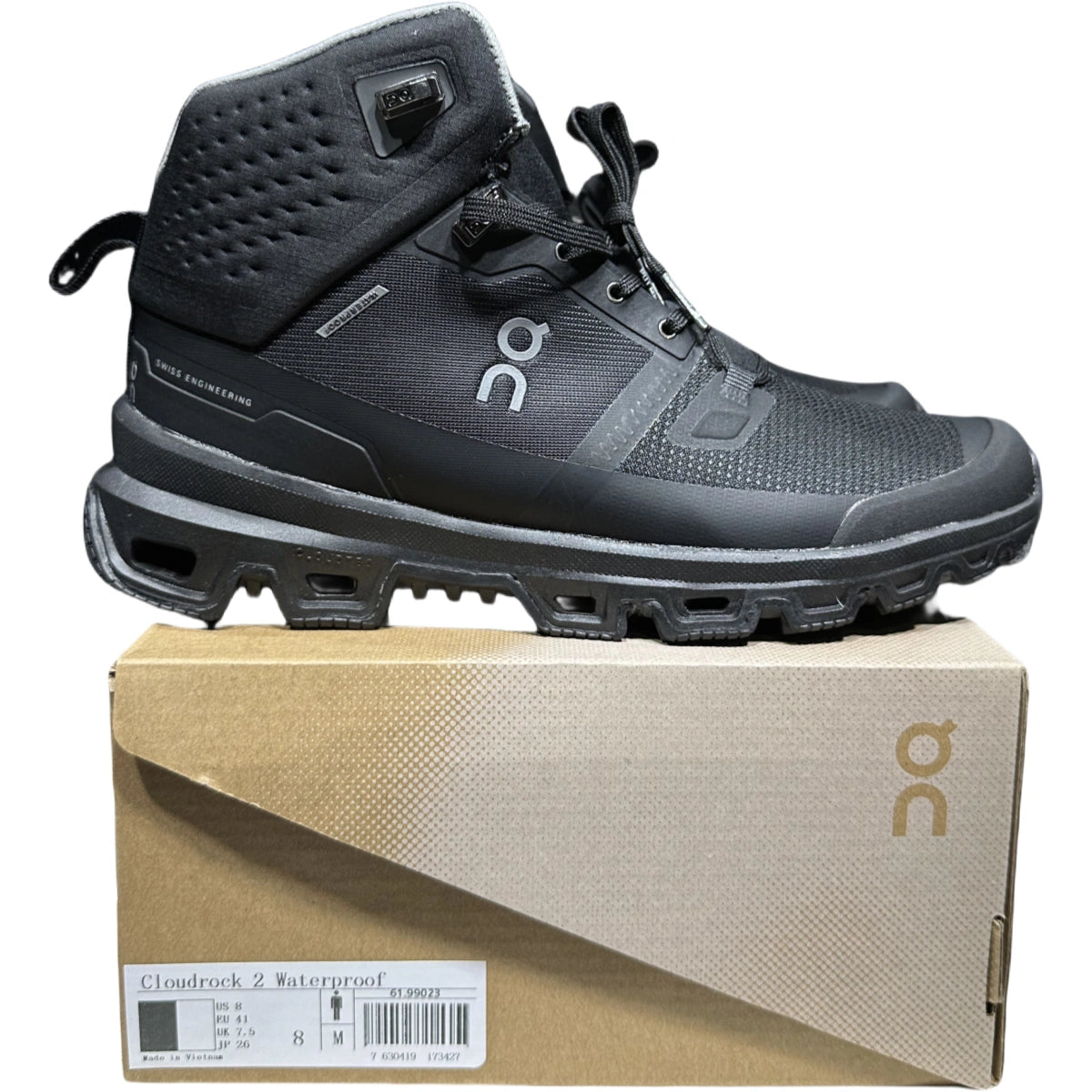 On Cloudrock 2 Waterproof Men's Black