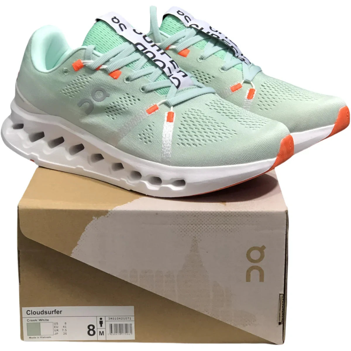 On Cloudsurfer Women's  White/Green