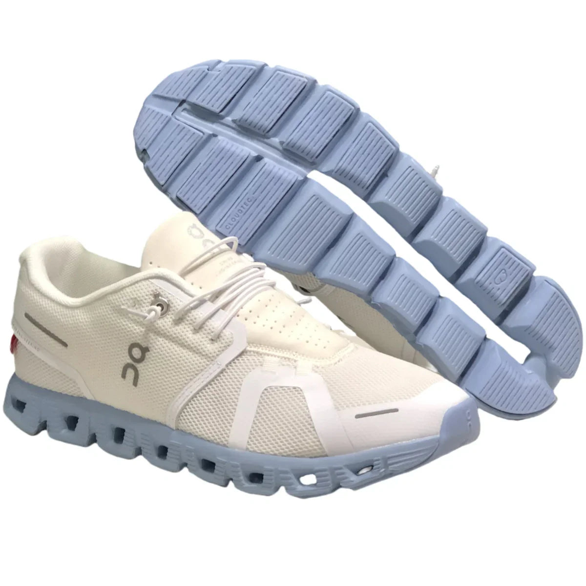 On Cloud 5  Men's White light/grey blue