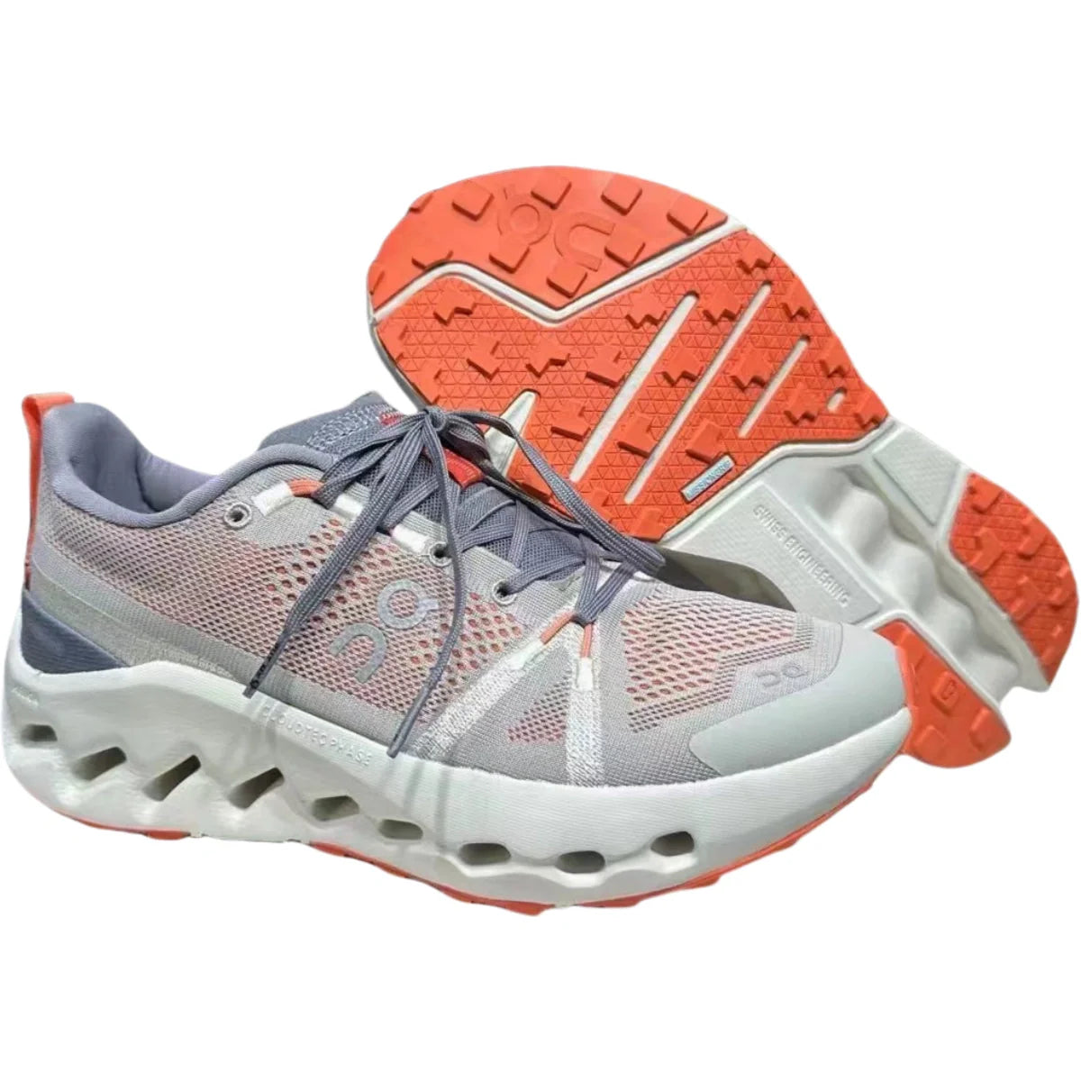 On Cloudsurfer Trail Waterproof Women's Gray/White