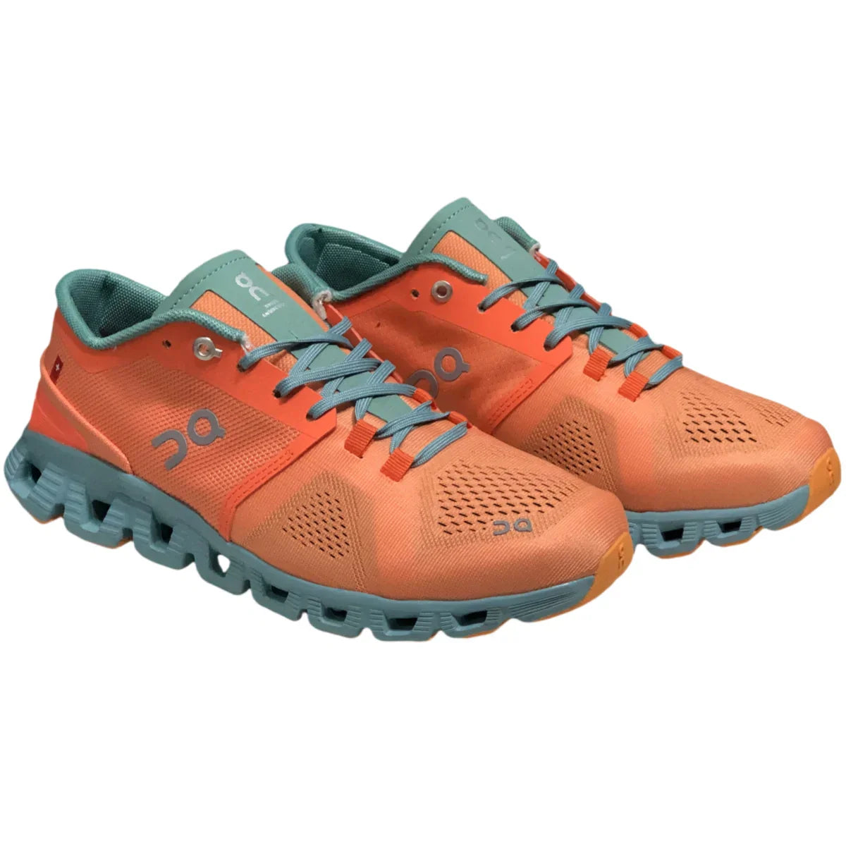 On Cloud X1 Men Orange aquamarine