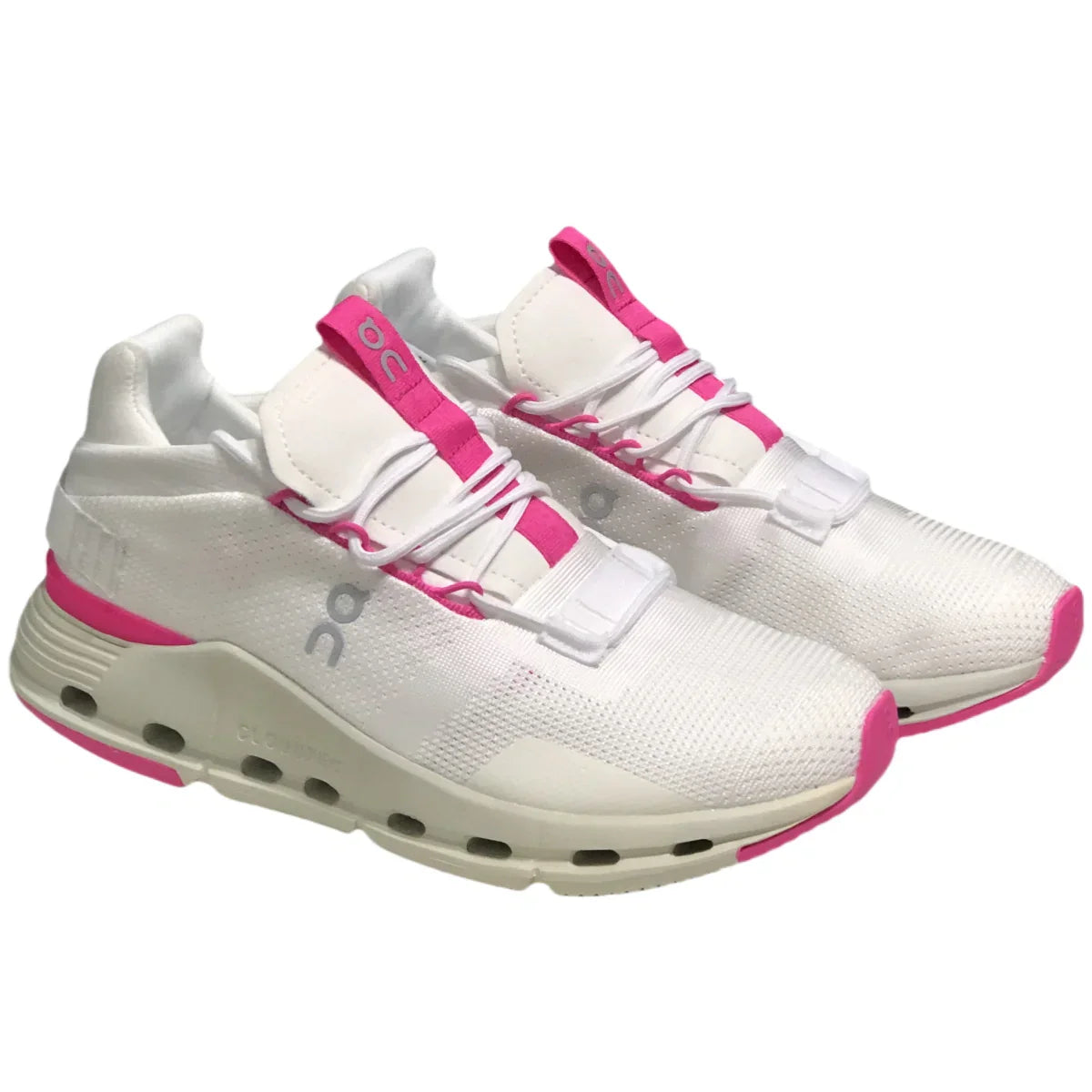 On Cloudnova Men's White/Pink