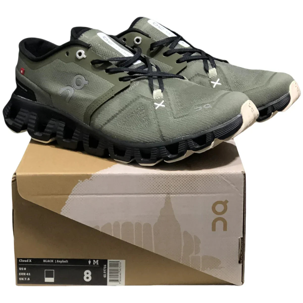 On Cloud X3 /Shift Women’S  Olive Green/Grey