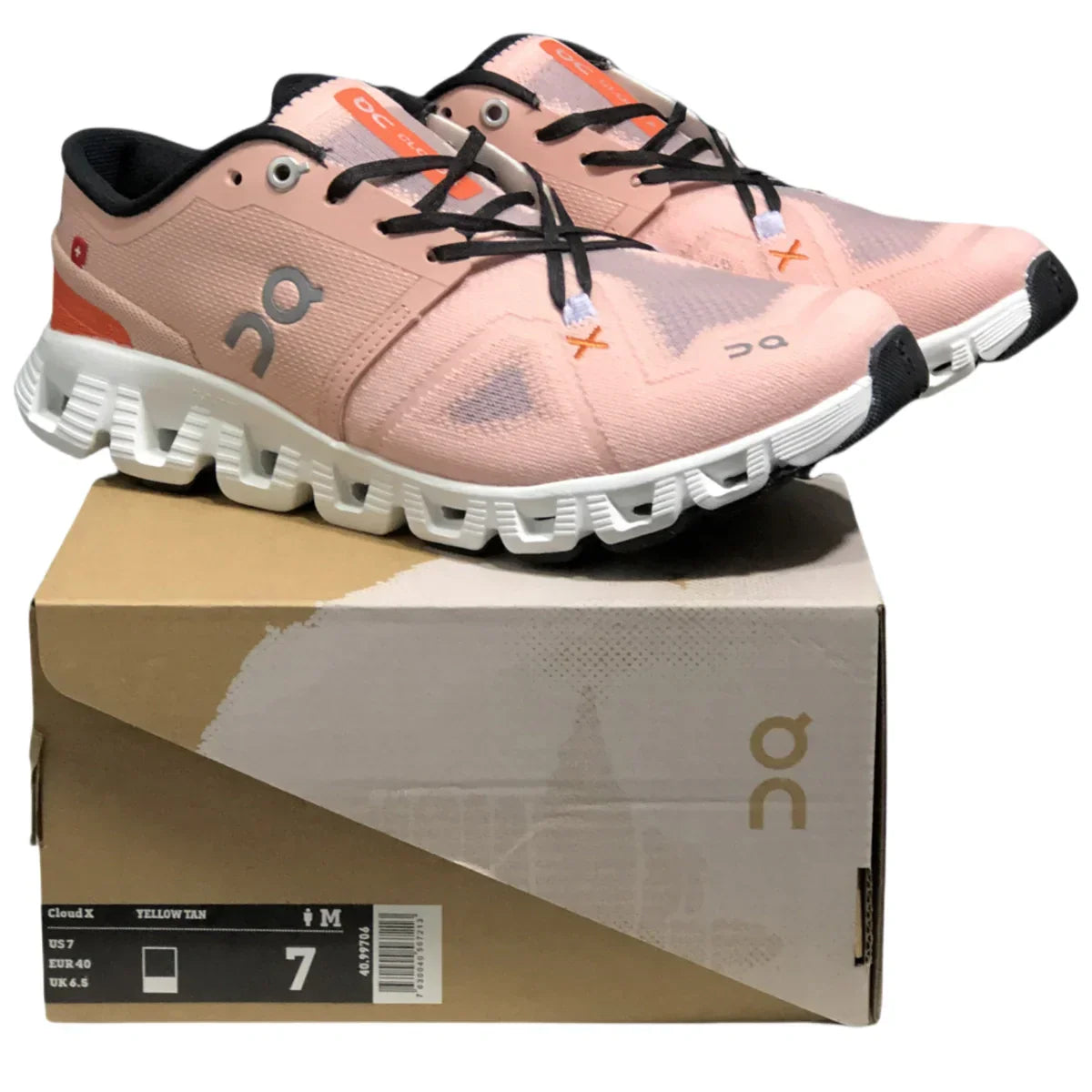 En Cloud X3/Shift para mujer, color rosa en polvo, arena suave