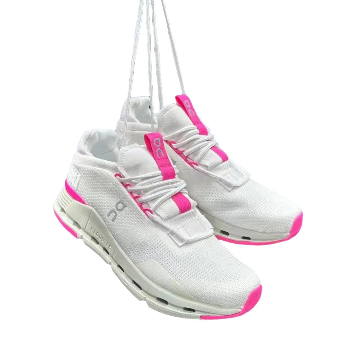 On Cloudnova Men's White/Pink