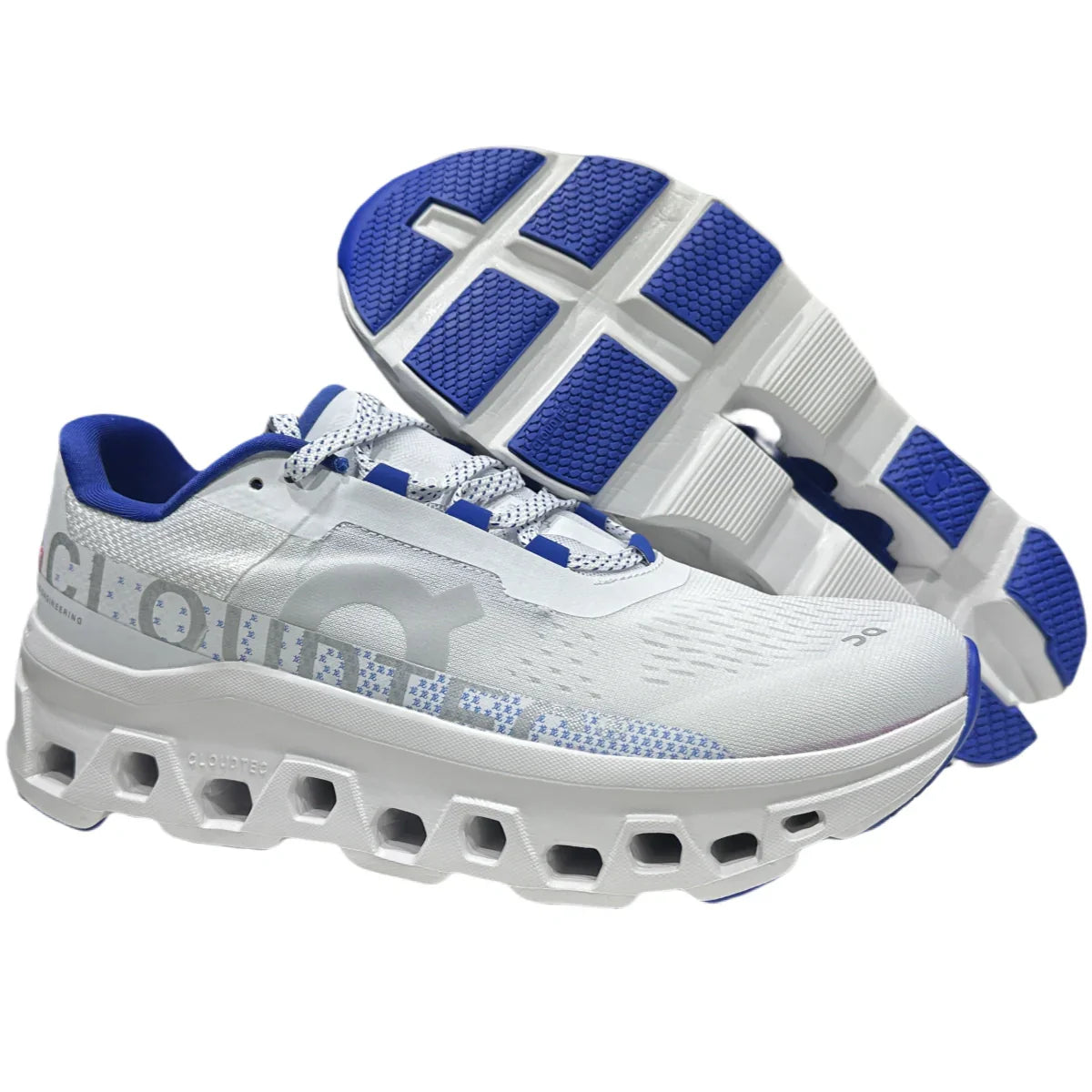 On Cloudmonster Men's White/Blue