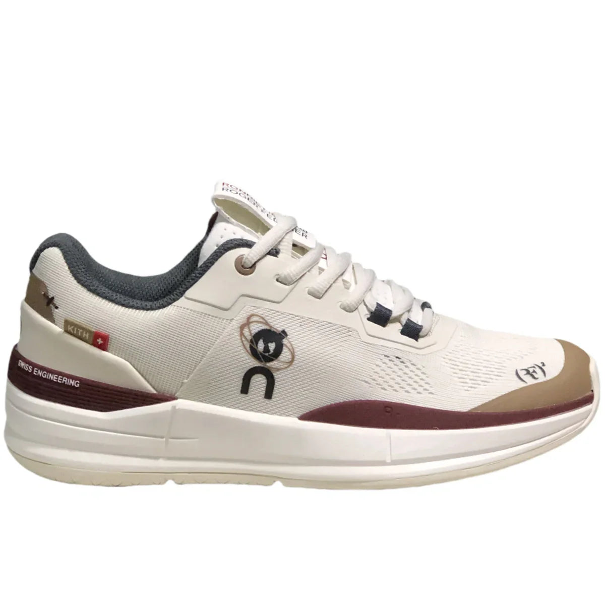 On The Roger Pro Men's Beige/Burgundy