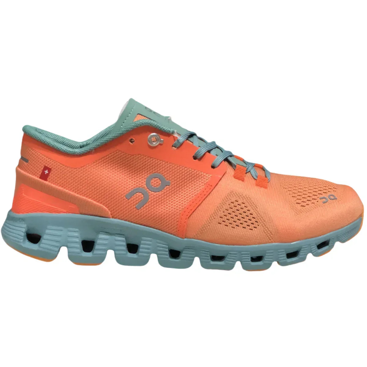 On Cloud X1 women’s Orange aquamarine