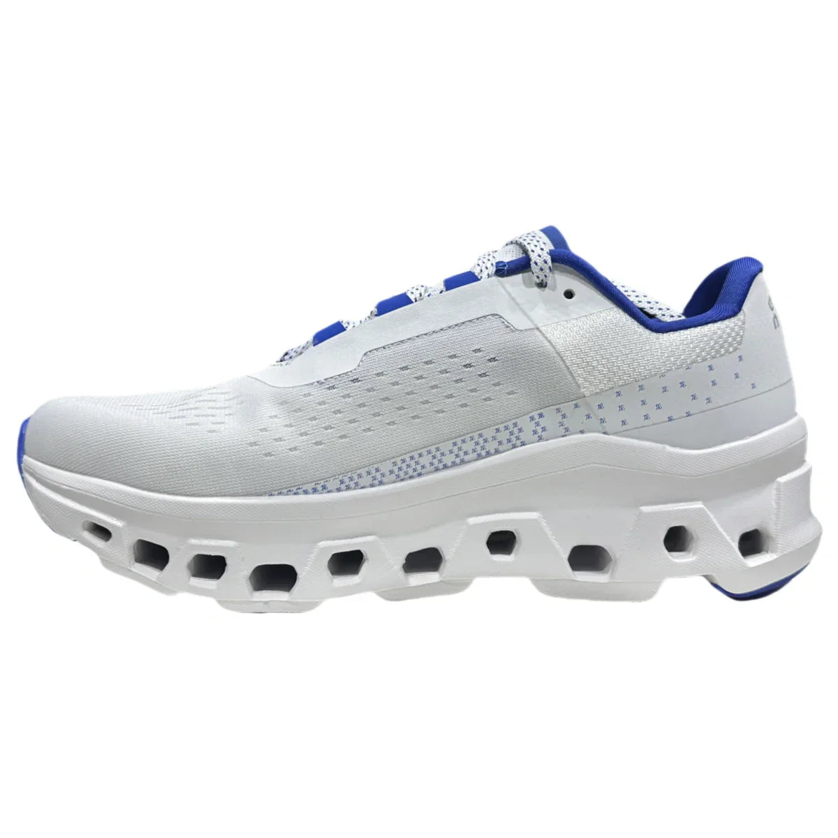 On Cloudmonster Women's White/Blue