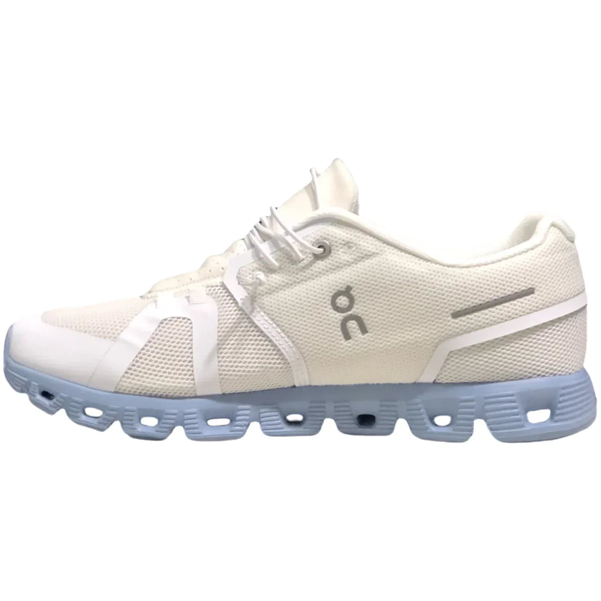 On Cloud 5  Men's White light/grey blue