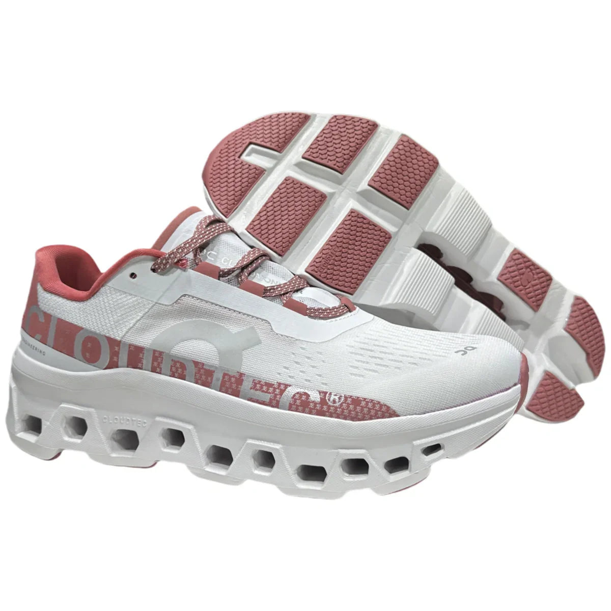 On Cloudmonster Men's White/Red