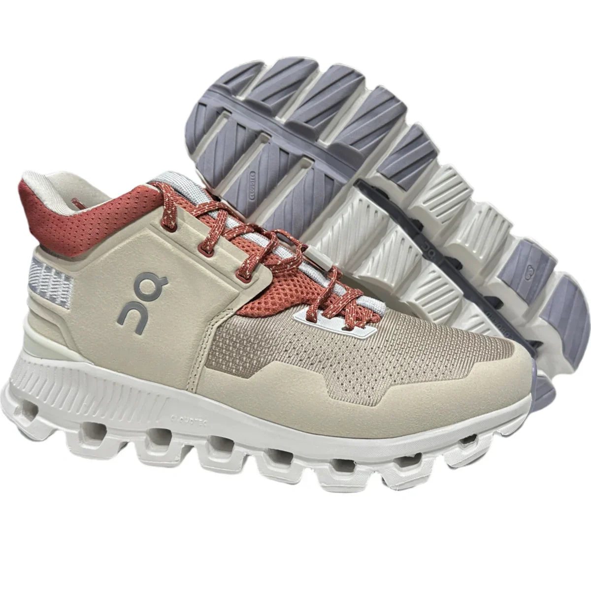 On Cloud Hi Edge  Men Soft yarn pearl white