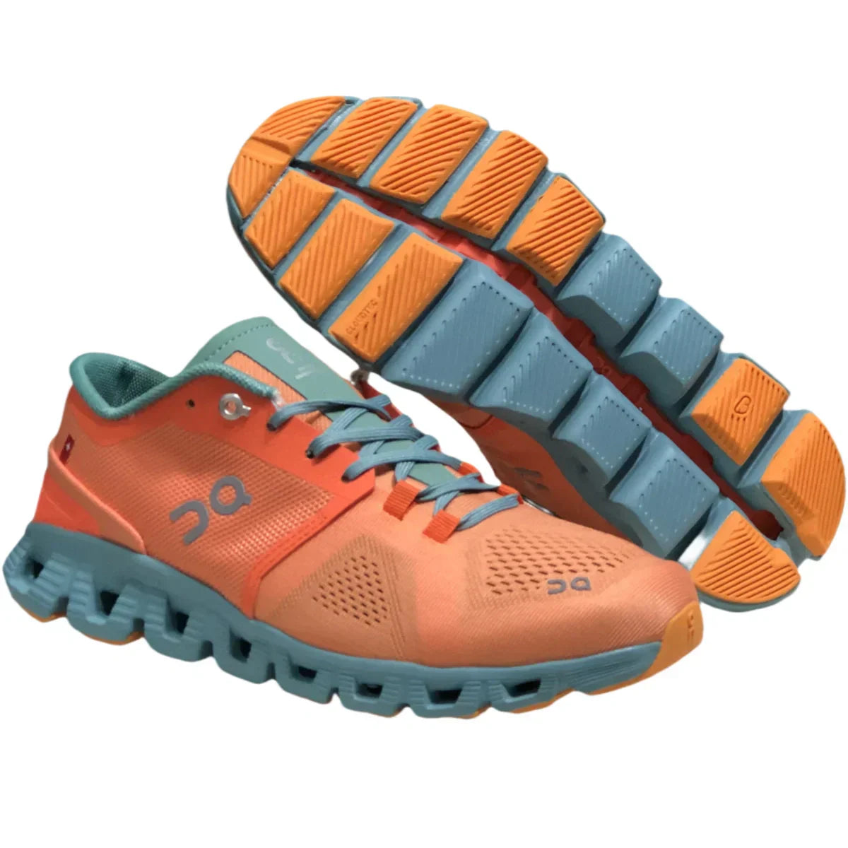 On Cloud X1 women’s Orange aquamarine