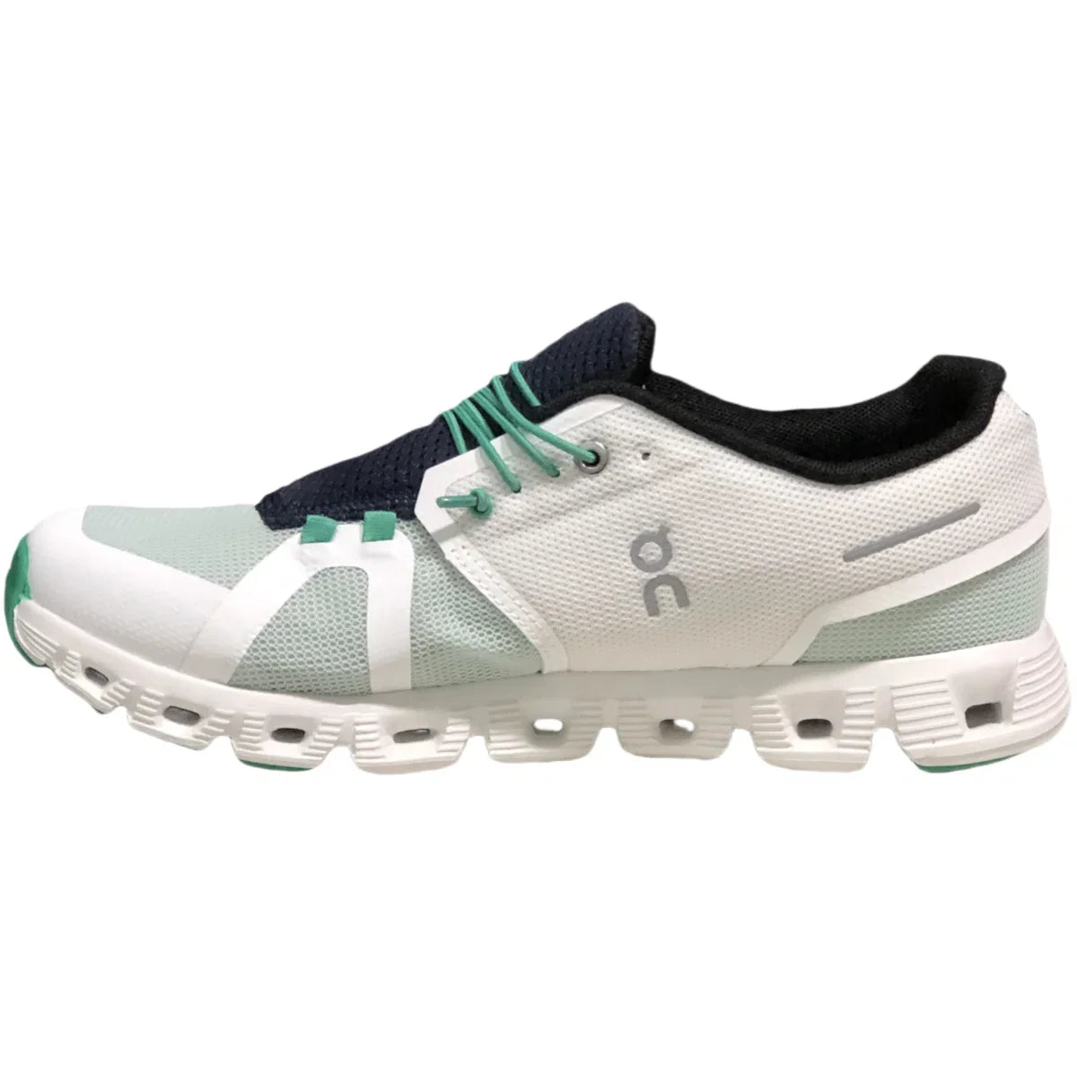 On Cloud 5  Women's White Stream Green