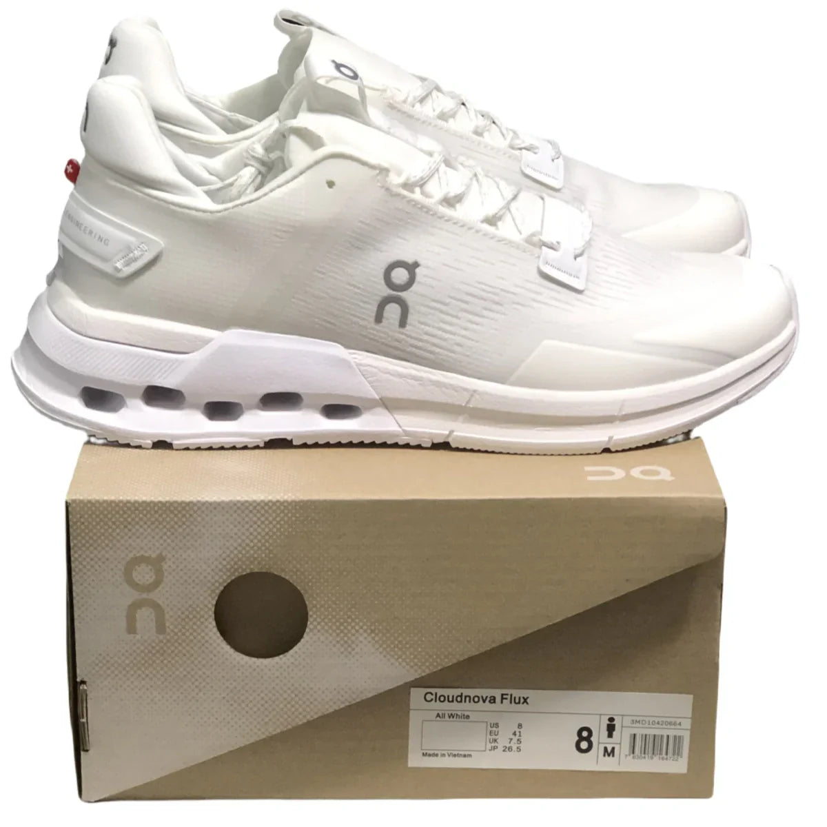 On Cloudnova Flux Men's White