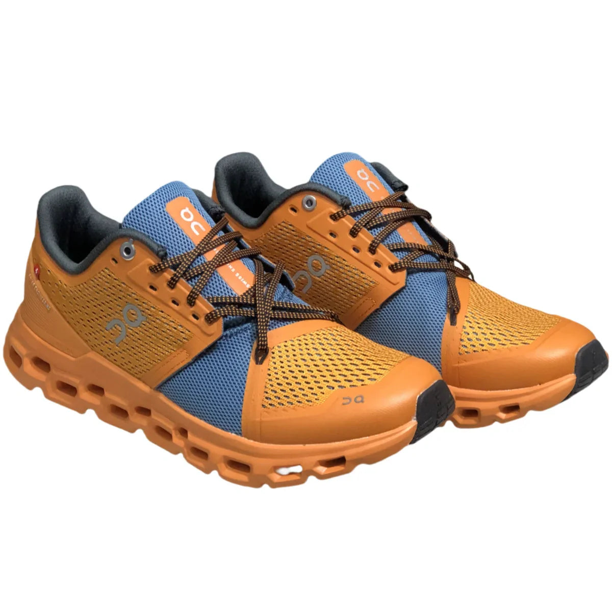 On Cloudstratus Damen orange-blau