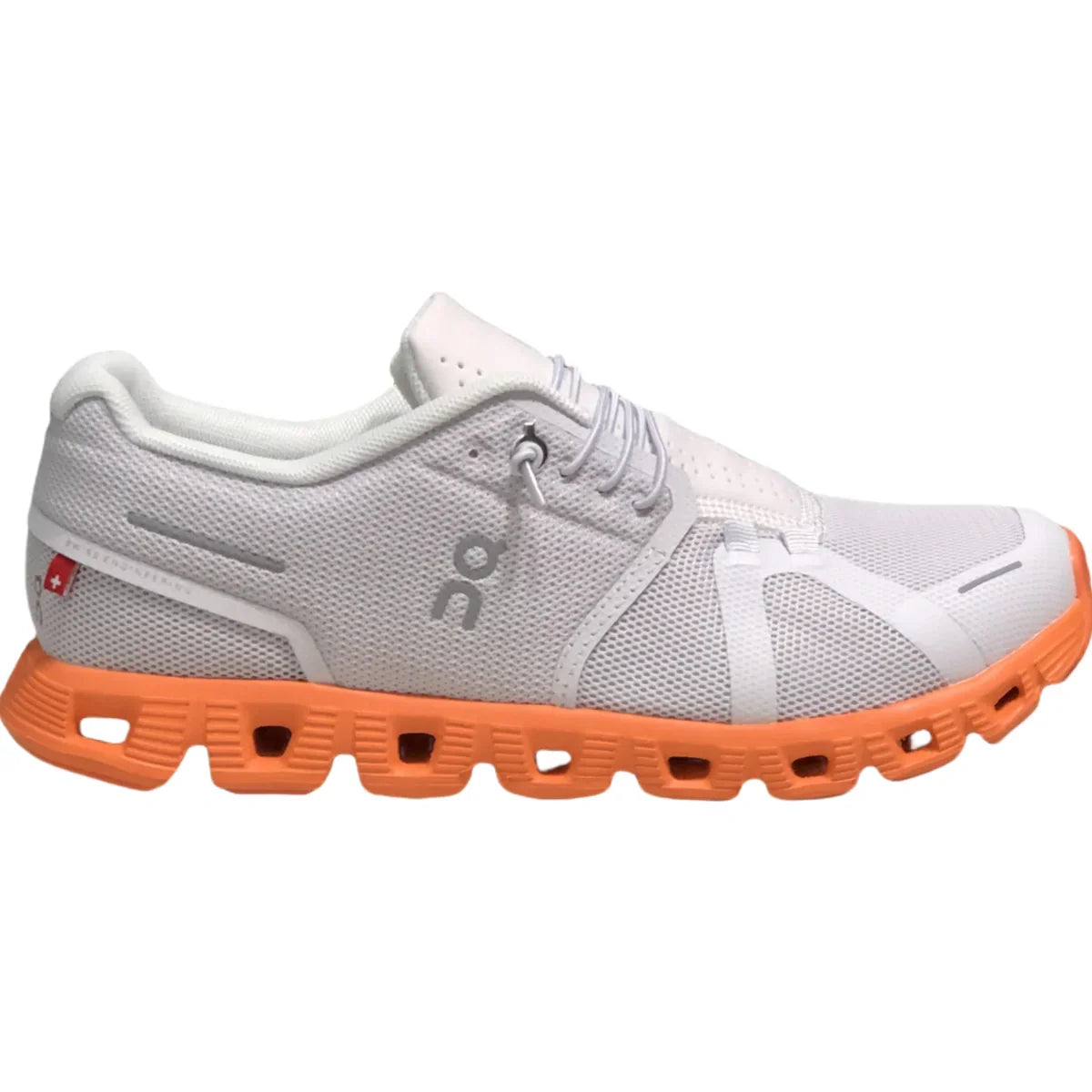 On Cloud 5  Women's White/Orange