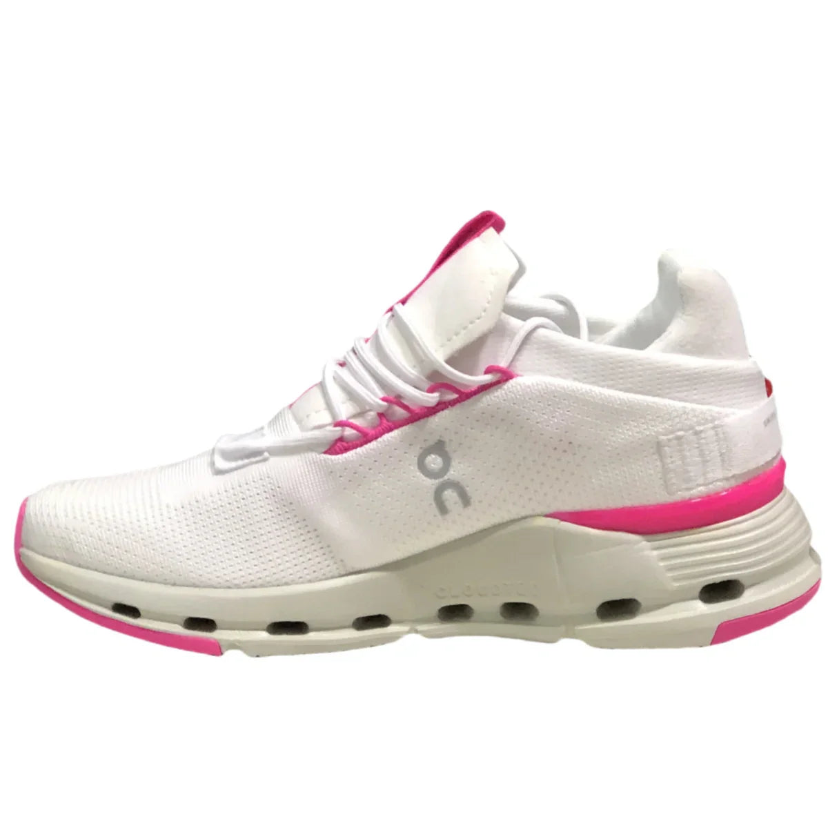 On Cloudnova Men's White/Pink