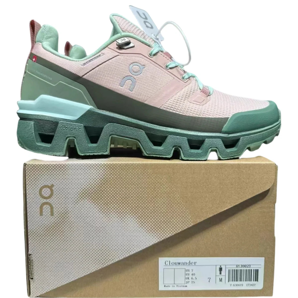 On Cloudwander Waterproof Men's Dusty/Green