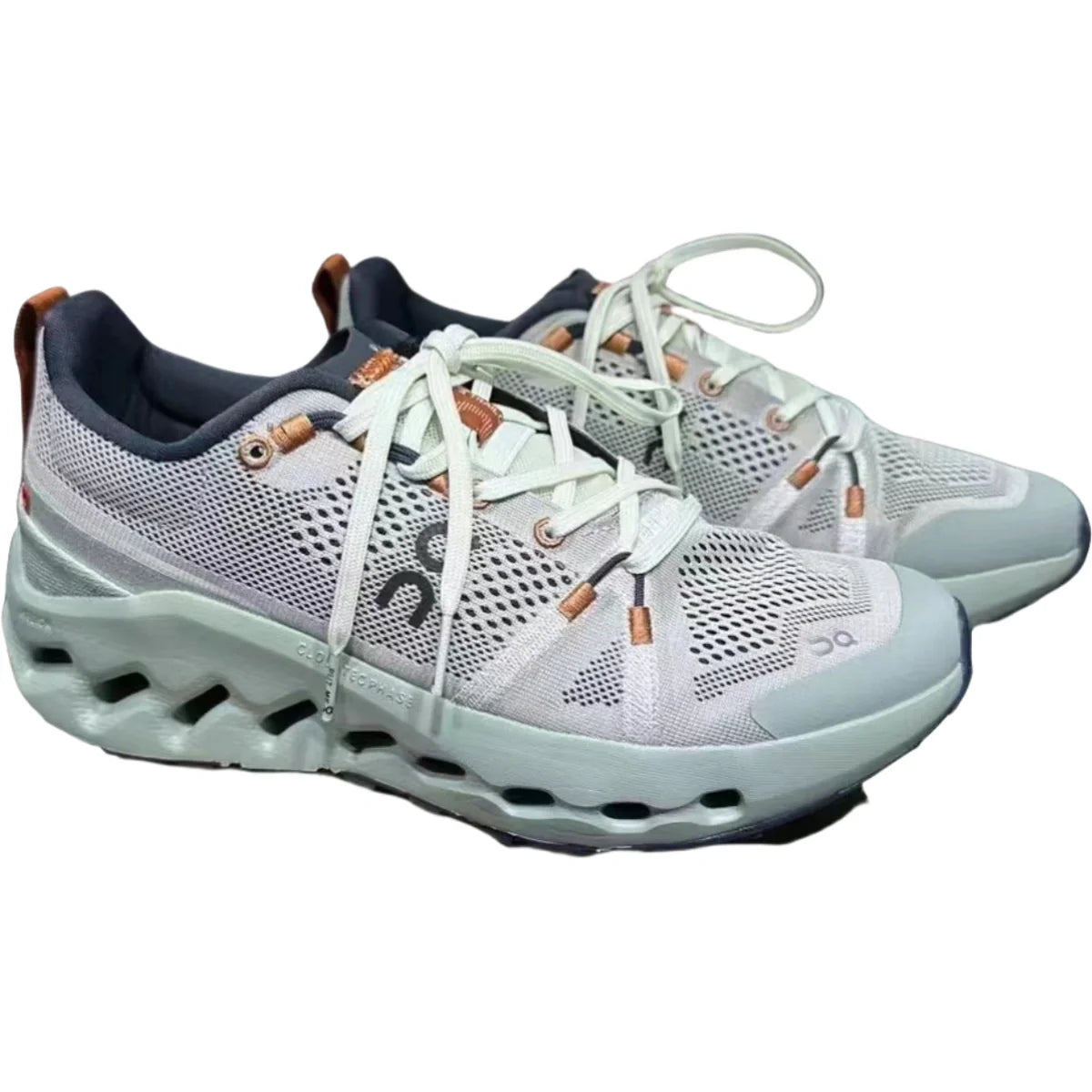 Cloudsurfer Trail Waterproof - Zapatillas de deporte para hombre, color gris y verde