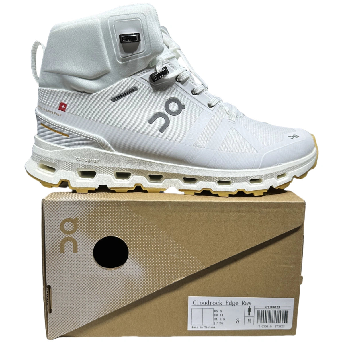 On Cloudrock 2 Waterproof Men's White