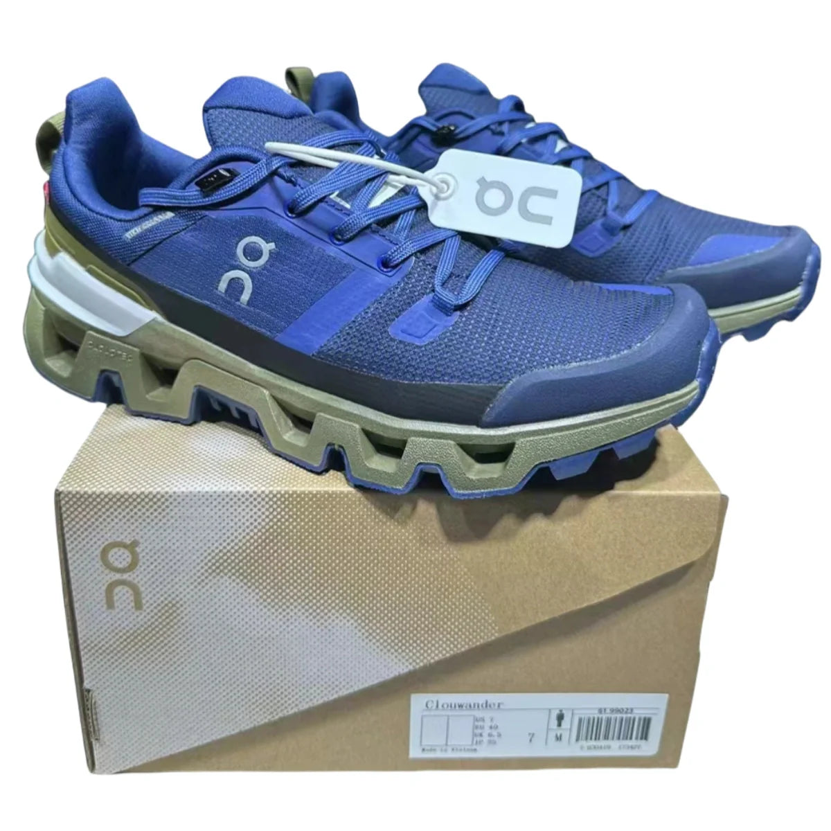 On Cloudwander Waterproof Women's Navy/White