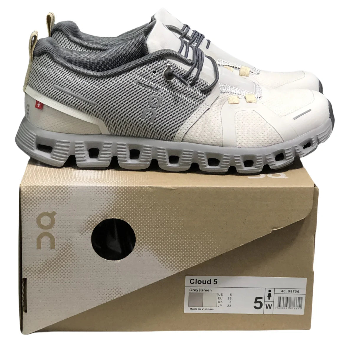 On Cloud 5  Women'S Pearl White/Gray