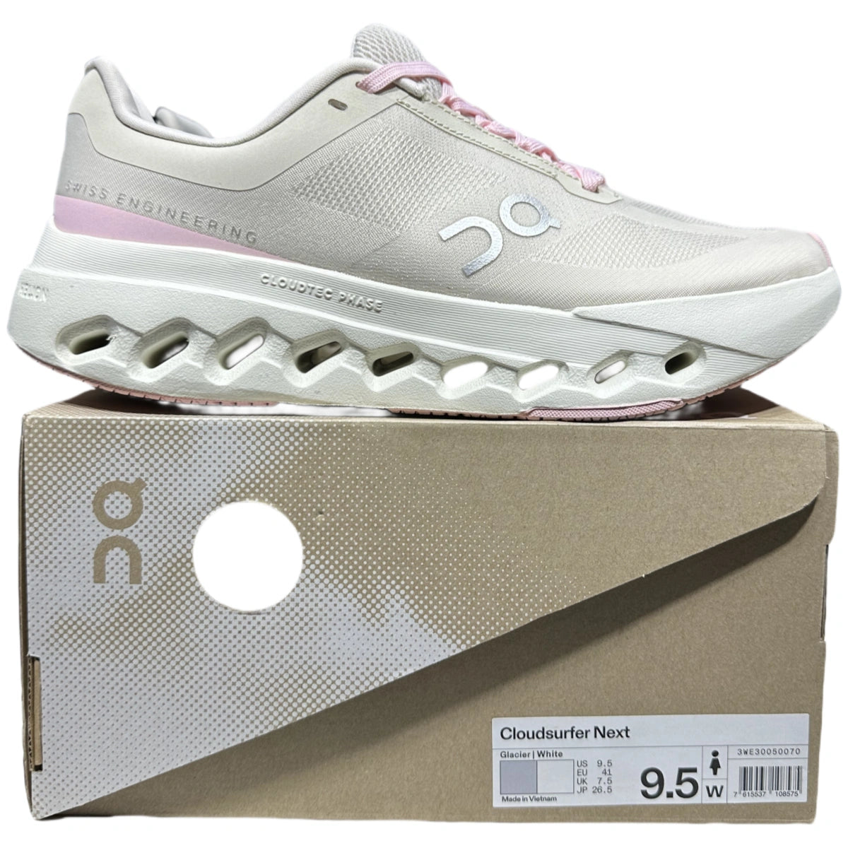 On Cloudsurfer Next Women's White/Pink