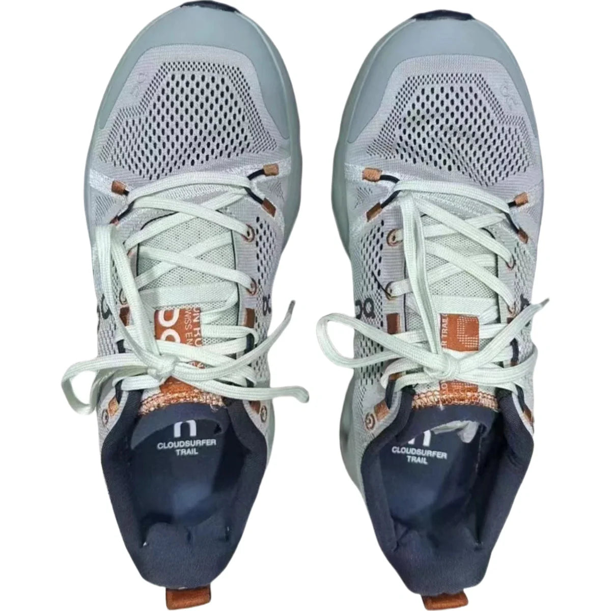 Cloudsurfer Trail Waterproof - Zapatillas de deporte para hombre, color gris y verde